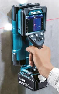 Makita akumulatorowy skaner do ścian / detektor do metalu, kabli i rur, 14,4V/8V [DWD181ZJ] + akumulator 18V Li-Ion 2,0Ah BL1820B DWD181ZJ - Wykrywacze - miniaturka - grafika 3