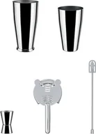 Pozostałe akcesoria barmańskie - Alessi MIXOLOGY Zestaw Barmański Lunar Eclipse - Shaker + Akcesoria 5 El. 5050SET I - miniaturka - grafika 1