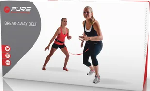 Pure2Improve pure2i mprove pasek, czarny/czerwony/szary reakcji, One Size P2I100110 - Pozostały sprzęt i akcesoria do ćwiczeń - miniaturka - grafika 2
