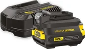 Akumulatory do elektronarzędzi - STANLEY Zestaw ładowarka + akumulator + adapter SFMCB121D1 SFMCB121D1 - miniaturka - grafika 1