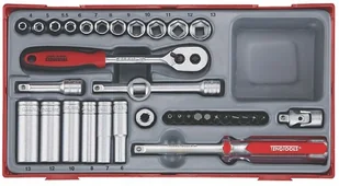 TENG TOOLS ZESTAW KLUCZY NASADOWYCH TT1435 1/4" 6-KĄTNYCH 35 ELEMENTÓW TENG TOOLS(luna-3490109) 3490109 - Klucze i nasadki - miniaturka - grafika 2