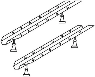 Ravak Stelaż do wanien Gentiana, Triangle GPX2240020 - Nogi i stelaże do wanien - miniaturka - grafika 2