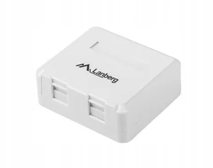 LANBERG Puszka Natynkowa Na Dwa Moduły Keystone - Narzędzia sieciowe - miniaturka - grafika 3