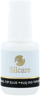 Silcare Klej z pędzelkiem do tipsów i ozdób Clear 7,5g 5906720569535 - Odżywki do paznokci - miniaturka - grafika 3