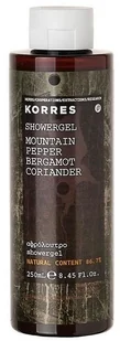 Korres Mountain Pepper Showergel Żel pod prysznic dla mężczyzn o zapachu bergamotki 250ml - Żele pod prysznic dla mężczyzn - miniaturka - grafika 2