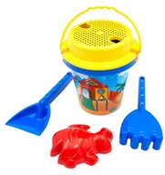 Zabawki do piasku - Zabawki Plażowe Zestaw wiaderko łopatka foremka 5 - miniaturka - grafika 1