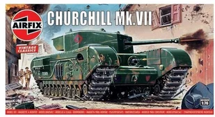 AirFix Model plastikowy Czołg Churchill MkVII + EKSPRESOWA 24H 01304V - Modele do sklejania - miniaturka - grafika 2