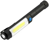 Latarki - GTV Latarka LED PRZENOŚNA 3xAA, 6W, 400lm, 6400K, IP44, czarna - miniaturka - grafika 1