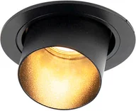 Oprawy, klosze i abażury - QAZQA Nowoczesna oprawa do wbudowania okrągła odchylana czarna - Installa - miniaturka - grafika 1