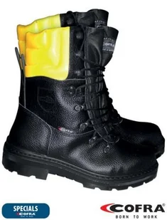 Cofra S.r.l. Buty odporne na przecięcia Cofra Woodsman Bis dla pracowników leśnych, z ochroną przed przepiłowaniem, kolor czarny, 25580-000, 46, czarny 25580-000 - Obuwie robocze - miniaturka - grafika 2