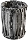 Pojemniki na sztućce - APS Koszyk, pojemnik na sztućce okrągły, antracyt | Economic 40013 - miniaturka - grafika 1