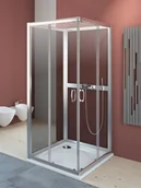 Kabiny prysznicowe - Radaway Premium Plus C+2S kabina prysznicowa przyścienna zabudowana 90x90 przejrzysta |  33433-01-01N_30453-01-01N - miniaturka - grafika 1