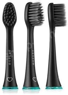 Seysso Carbon Antibacterial Końcówki z węglem aktywnym do szczoteczki sonicznej 4 sztuki - Końcówki do szczoteczek elektrycznych - miniaturka - grafika 3