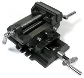 Imadła i ściski - Imadło Maszynowe Krzyżowe Dwuosiowe 125mm Tokarka - miniaturka - grafika 1