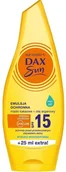 Balsamy i kremy do opalania - Dax Sun Emulsja ochronna z masłem kakaowym i olejem arganowym SPF15 175ml 72319-uniw - miniaturka - grafika 1