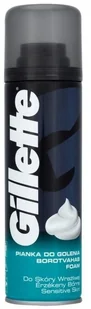 Gillette Shaving Foam Sensitive (M) pianka do golenia 200ml - Kosmetyki do golenia - miniaturka - grafika 4