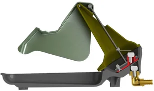 Kerbl Pompa pastwiskowa P100, zielona, żelazna, 221100 Kerbl - Akcesoria do hodowli zwierząt - miniaturka - grafika 2