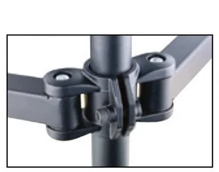 Techly Techly Uchwyt biurkowy LCD/LED 13-27 cali podwójny 2x10kg czarny AJTEYL000301740 - Uchwyty do monitorów - miniaturka - grafika 4