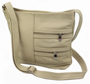 Magre (PL) Torebka Skórzana (PL) Iza Listonoszka Skóra Naturalna BEŻOWA - Torebki damskie - miniaturka - grafika 7