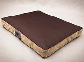 Legowiska dla psów - Hobbydog mmatfzb7 materac dla psa łóżko dla psa kosz na psy sofa dla psa flok, M, 70 m X 50 x 12 cm, ciemnobrązowy - miniaturka - grafika 1