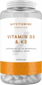 Witaminy i minerały dla sportowców - Myvitamins Witamina D3 & K2 - 90Kapsułki - miniaturka - grafika 1