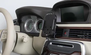 Brodit AB Uchwyt Indukcyjny dedykowany do Apple iPhone 12 Pro Max z wbudowanym kablem USB oraz ładowarką samochodową 718236 - Uchwyty samochodowe do telefonów - miniaturka - grafika 4