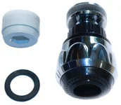 Akcesoria do armatury i ceramiki - Batmix Perlator krótki biały chrom PES9140 - miniaturka - grafika 1