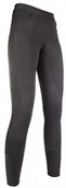 Bryczesy - HKM Yvi legginsy do jazdy konnej czarne 32 - miniaturka - grafika 1
