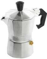 Zaparzacze i kawiarki - HOME Home mokita ekspres do kawy, tworzywo sztuczne, srebrny/czarny, do 2 filiżanek 8003512307607 - miniaturka - grafika 1