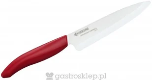 Kyocera Kuchenny nóż ceramiczny do plastrowania 13cm czerwona rączka FK-130WH-RD - Noże kuchenne - miniaturka - grafika 2