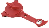 Otwieracze do puszek - KUHN RIKON 25629 5-in-1 pokrywka pokrywka-i otwieracz do butelek Otwieracz, tworzywo sztuczne, czerwony, 25.4 x 12.7 x 5.6 cm 25629 - miniaturka - grafika 1