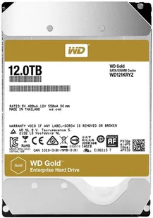 Western Digital 12TB 7200obr 256MB GOLD (WD121KRYZ) - Dyski serwerowe - miniaturka - grafika 3