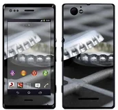 Etui i futerały do telefonów - Sony Royal Sticker Royal tatuaż ścienny RS. 45081 samoprzylepny do Xperia M z motywem Bottle Caps RS.45081 - miniaturka - grafika 1