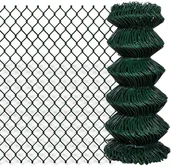 Ogrodzenia - vidaxl Siatka ogrodzeniowa 0,8 x 15m zielona - miniaturka - grafika 1