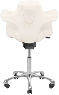 KRZESŁO KOSMETYCZNE AZZURRO SPECIAL 052 BIAŁE 114882 - Krzesła i taborety kosmetyczne - miniaturka - grafika 4