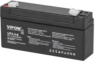 Akumulator Żelowy 6V 3.3Ah Agm 3Ah Wysoka Jakość - Baterie do zasilaczy awaryjnych UPS - miniaturka - grafika 2