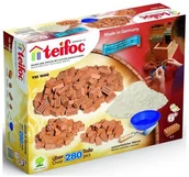 Klocki - Teifoc Budowle z cegiełek: Duży zestaw cegiełek, 280 elem. T4250503610619 - miniaturka - grafika 1