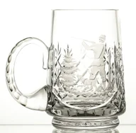 Kryształy - Crystaljulia Kufel grawerowany do piwa kryształowy myśliwy 05903) 05903 - miniaturka - grafika 1
