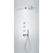 Baterie podtynkowe - Tres 3V Tres podtynkowy zestaw natryskowy z dyszami chrom 210.273.04 21027304 - miniaturka - grafika 1