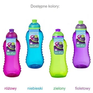 Sistema Butelka bidon 330 ml Squeeze kolory A780 - Pojemniki kuchenne - miniaturka - grafika 2