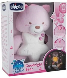 Chicco 2018 MIŚ NA DOBRANOC RÓŻOWY 00009156100000 Enova35901 - Projektory dla dzieci - miniaturka - grafika 3