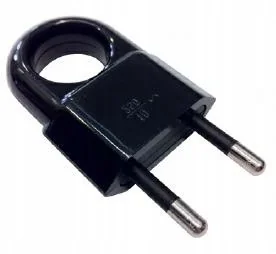 Pawbol SP.Z O.O. Wtyczka płaska z uchwytem 10A/250V IP44, czarna - Kostki, złączki, wtyczki - miniaturka - grafika 3