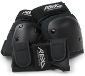 Sporty zimowe - akcesoria - REKD rekd Junior Heavy Duty ochraniacze na Triple Set 2017, czarny, m RKD590 - miniaturka - grafika 1