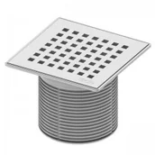Syfony - Tece 3660008 TECEdrainpoint S ramka rusztu ze stali nierdzewnej łącznie z rusztem ozdobnym "quadratum" 142 x 142 mm - miniaturka - grafika 1