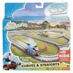 Fisher Price Tomek i Przyjaciele Tory do rozbudowy Łuki i tory proste DYV57 DYV59 - Pociągi dla dzieci - miniaturka - grafika 2