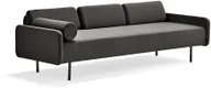 Sofy i kanapy - AJ Produkty Sofa TRENDY, 3-osobowa, tkanina, brązowy - miniaturka - grafika 1
