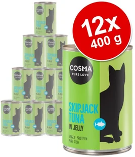 Cosma Pakiet Original, 12 x 400 g - Łosoś - Mokra karma dla kotów - miniaturka - grafika 3