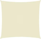 Parasole ogrodowe - vidaXL Żagiel ogrodowy, tkanina Oxford, kwadratowy, 4x4 m, kremowy vidaXL - miniaturka - grafika 1