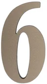 Numery na dom - Cyfra /6/9/ 5CM PLATYNA PVC - miniaturka - grafika 1