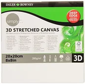 Pozostałe akcesoria dla plastyków - Daler Rowney 515082020  Simply Canvas 3d, 20 x 20 cm 515082020 - miniaturka - grafika 1